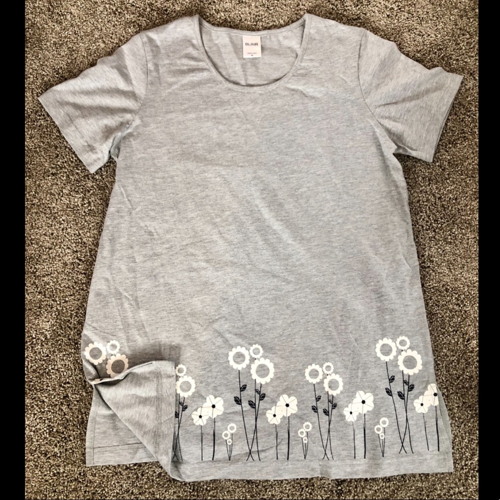 BLAIR Dress with White Flowers